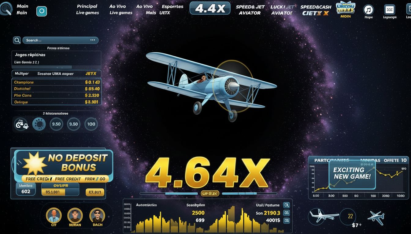 Visualizing “no deposit” bonus offer with free credit tokens and zero deposit tag